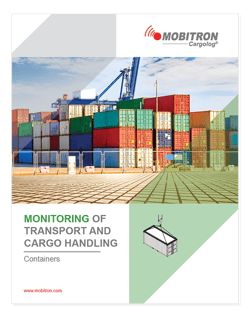 Monitoring of transport and cargo handling - Containers